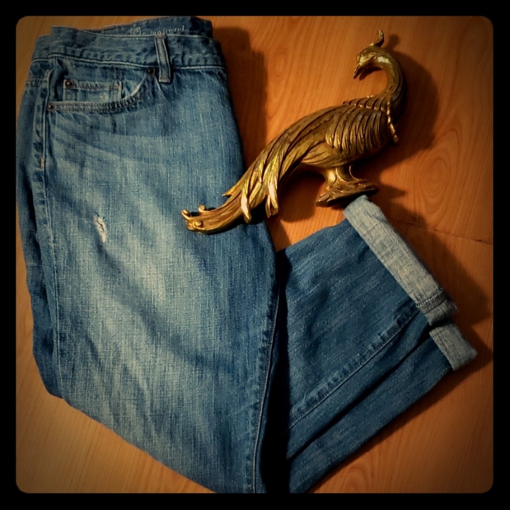 Ann Taylor Loft button fly boyfriend 10P